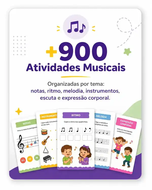 +900 Atividades Musicais