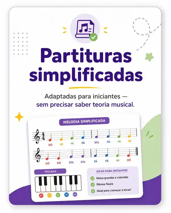 Partituras simplificadas